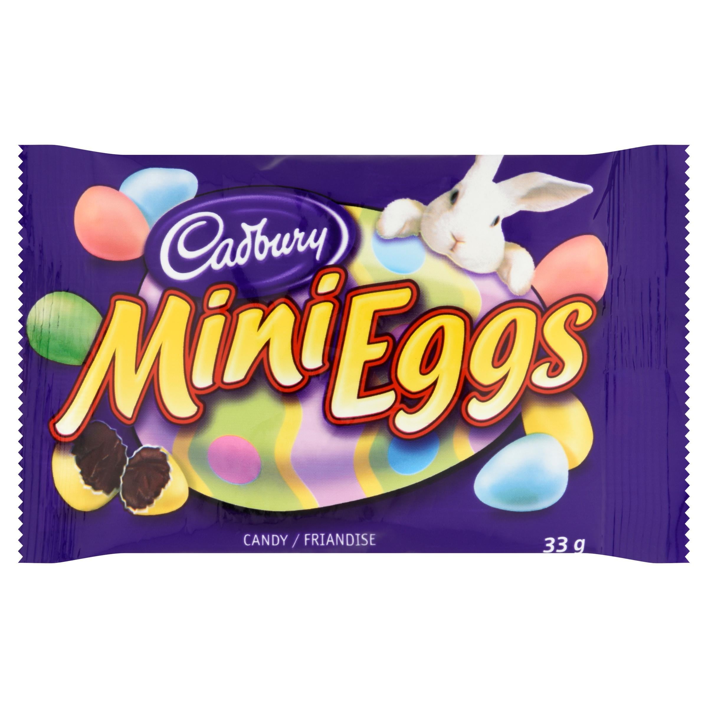CADBURY, MINI EGGS Milk Chocolate With A Crisp Sugar Shell Candy, Easter, Oz, Bag